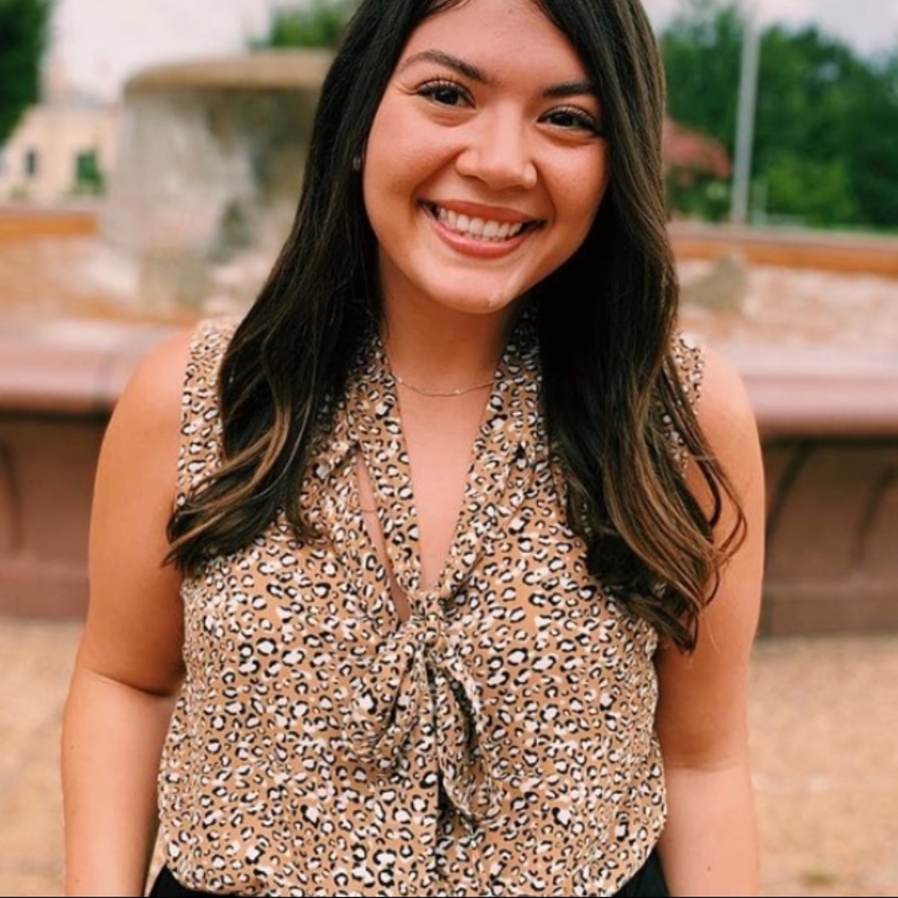 J Crew Sleeveless Blouse | Leopard | Medium